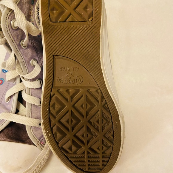 Converse Customizable Chuck Taylor All Star by You! Girls Size 1.5 EUC - Picture 10 of 10